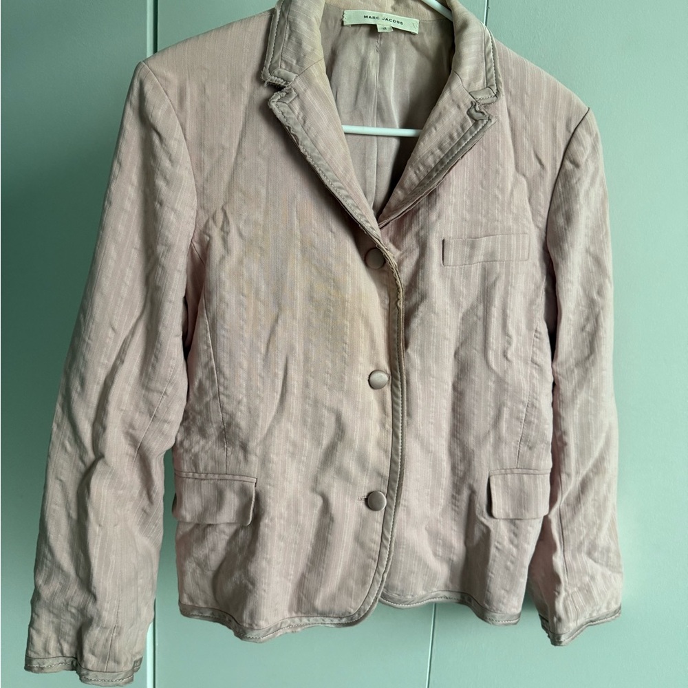 Marc Jacobs Pink Blazer Suit Jacket